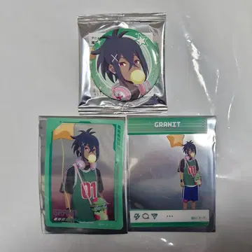 디지몬 비트 블레이크 그래닛 캔뱃지 클리어 카드