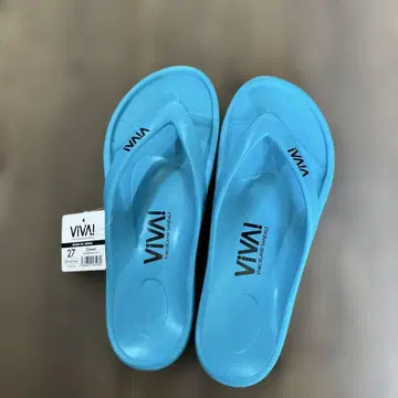 VIVA 샌들 정가 3520엔 상자 없음 블루 오션 27cm
