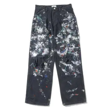 새상품 HERILL Splash Painter pants 페인터 팬츠