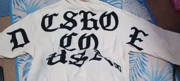 DC SHOES 고딕 로고 후드티 백 프린트