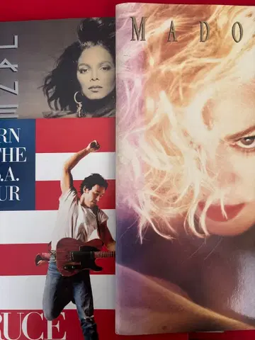 마돈나 자넷 잭슨 보스 일본 투어 팜플렛 [ 고품질 ]