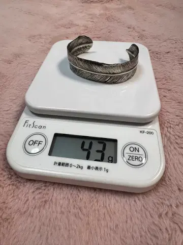 SAAD 페더 모티브 뱅글 약 43g