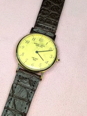 MONTE CELIO FINE GOLD 999.9 작동 새상품 배터리