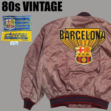 80s Campri 바르셀로나 공식 빈티지 봄버 자켓