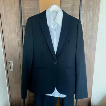 여성용 취업 정장 4종 세트 짙은 네이비 7호