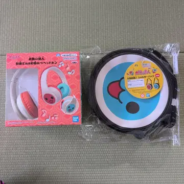 태고의 달인 와다돈&와다카츠 헤드폰 숄더백