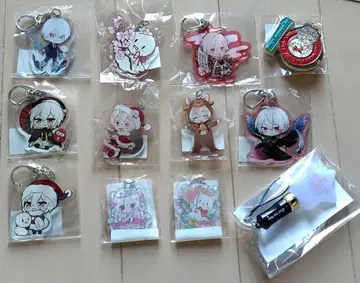 마후마후 아크릴 키링 미니 응원봉 세트