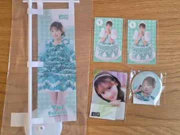 FRUITS ZIPPER 3주년 복권 스키복권 사쿠라이 유이 세트