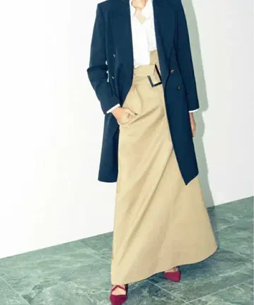 FRAY I.D 벨트 베어 스커트