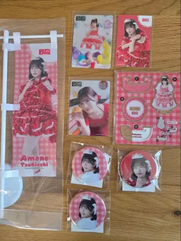 FRUITS ZIPPER 3주년 복권 스키복권 츠키아시 아마네 세트