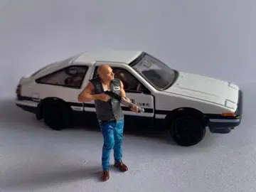 1/64 스케일의 도미니크 토레트 피규어. 자동차는 부속되지 않습니다.