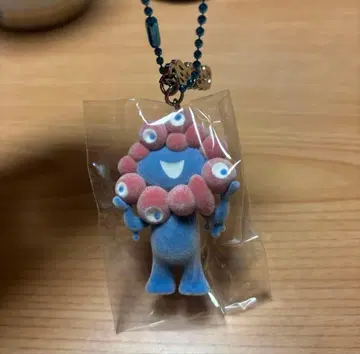 먀쿠먀쿠 플로키 입체 PVC 키링 플레이트 부착 만박 새상품