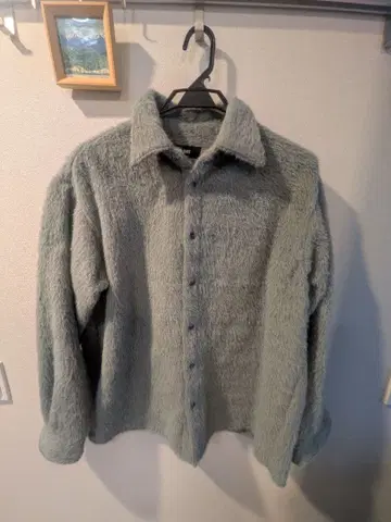 소프트 샤기 오버 셔츠 HARE