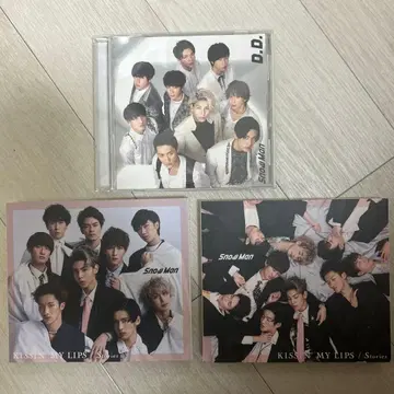 Snow Man CD 세트 D.D. KISS MY LIPS 3장 세트
