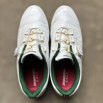 브릿지스톤 ZSP-BITER 골프화 화이트/그린