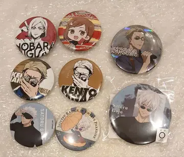 주술회전 캔뱃지 묶음 판매 고죠 사토루 나나미 켄토 쿠기사키 노바라