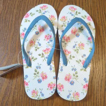 Cath Kidston 꽃무늬 비치 샌들 세로 폭 23cm