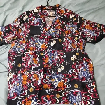 DRY BONES 록킨젤리빈스 반팔 하와이안 셔츠 XL