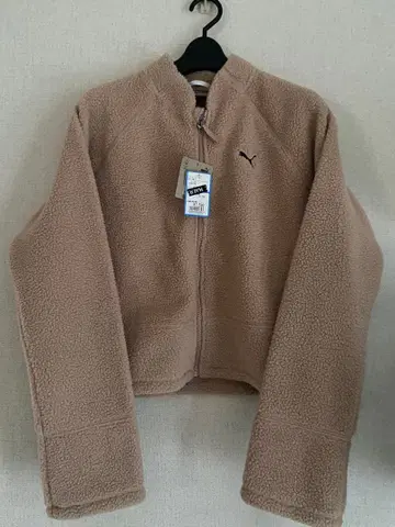 PUMA 플리스 자켓 베이지