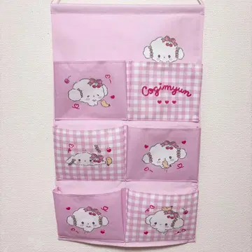 산리오 코기뮨 월 포켓 인테리어 소품함