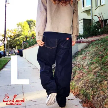 Cookman Chef Pants 셰프 팬츠 쿠쿠만 데님 네이비