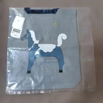 스웨덴 회화전 x 미나 페르호넨 특제 백 블루 그레이 미개봉 새상품