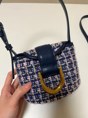 찰스앤키스 트위드 숄더백