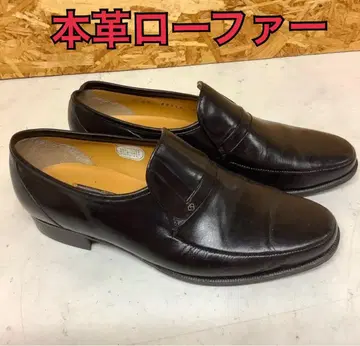 SHETLAN'S 남성용 가죽 신발 로퍼 블랙 가죽 24cm (유-9)