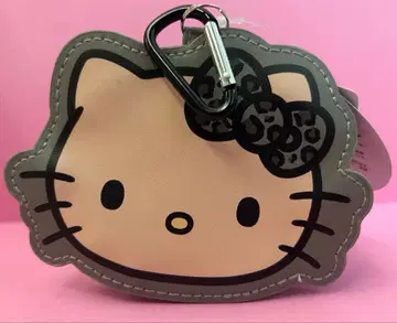 [택 포함 새상품] 헬로키티 코인 케이스 소품함 키링 레오파드 산리오