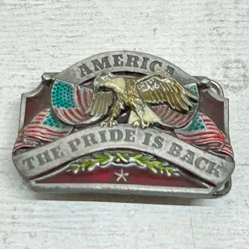 아메리카 더 프라이드 이즈 백 빈티지 벨트 버클