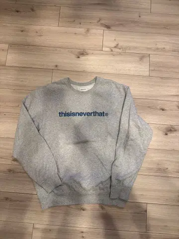 thisisneverthat 그레이 크루넥 트레이닝복