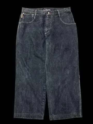 [ 레어 ] PLATINUM FUBU 플래티넘 후부 와이드 데님 자수