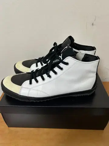 GROUND-Y 가죽 스니커즈