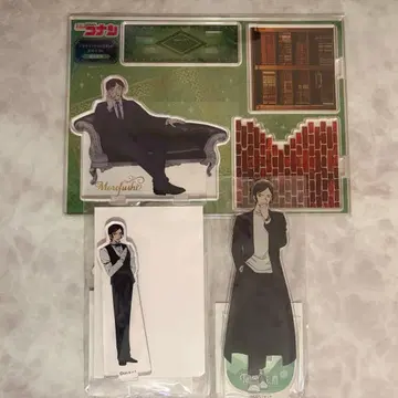 명탐정 코난 모로후시 타카아키 아크릴 스탠드 긴 의자 카페 세트