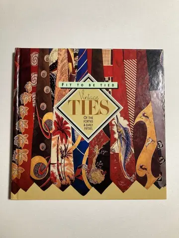빈티지 넥타이 1950년대 50s 로카빌리 미드센추리 외국도서