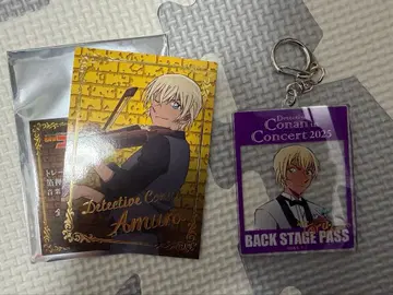 명탐정 코난 아무로 토오루 아크릴 키링 금박 카드 콘서트 2025