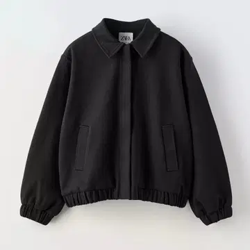 셔츠 봄버 자켓 zara 블랙 164cm