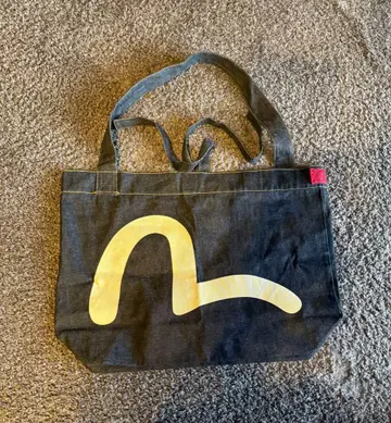 일본제 EVISU 에비수 데님 토트백