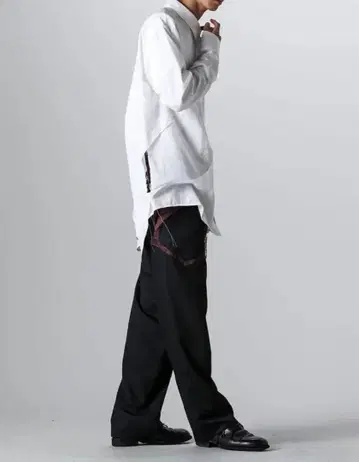 sulvam Gavadine 개버딘 레이스 스트레이트 팬츠