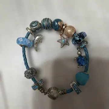 Pandora 13개 부품 오션 테마 팔찌