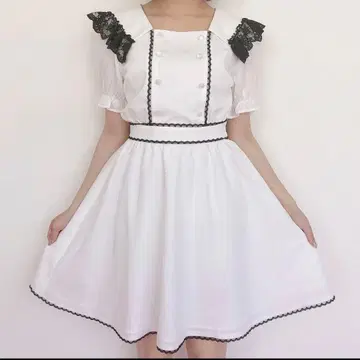 허니시나몬 세일러 카라 원피스