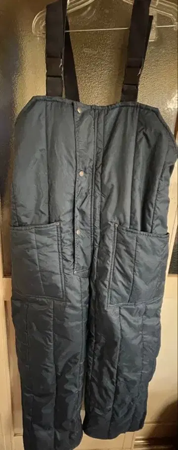 Samco Freezerwear 방한 충전솜 멜빵 오버롤 사이즈 XL