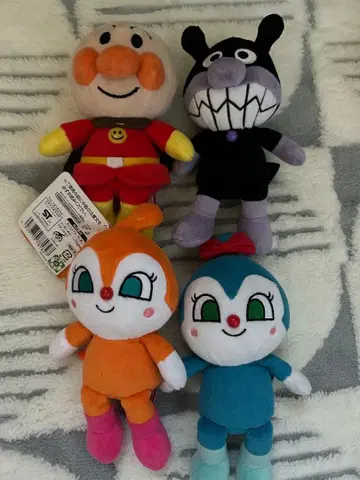 호빵맨 봉제 인형 4개 세트