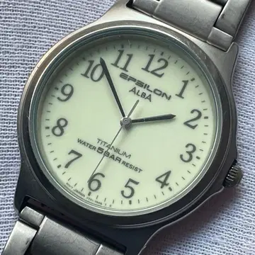 SEIKO ALBA EPSILON V721-7A00 TITANIUM