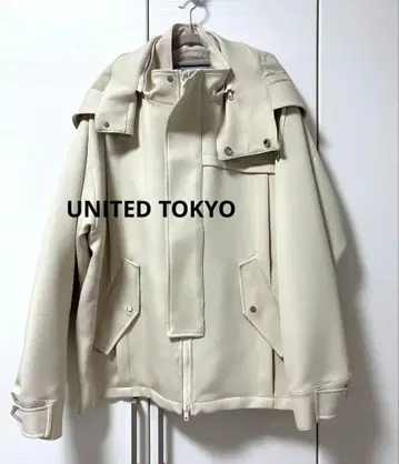 유나이티드 도쿄 아우터 오버 사이즈 하프 코트 새상품급