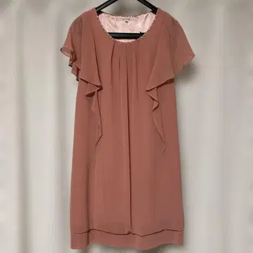 Apuweiser Luxe 핑크 쉬폰 원피스 사이즈 2