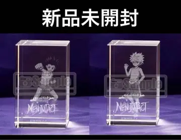 HUNTER x HUNTER 한정판 3D 크리스탈 곤 & 키루아 세트