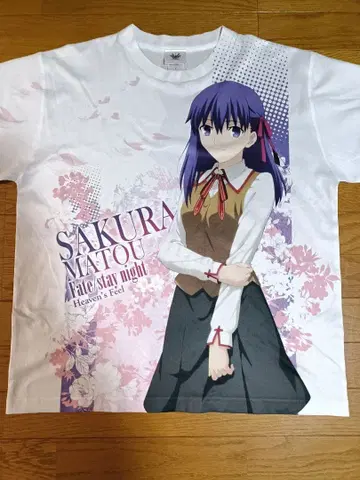 Fate 마토 사쿠라 풀 그래픽 T셔츠