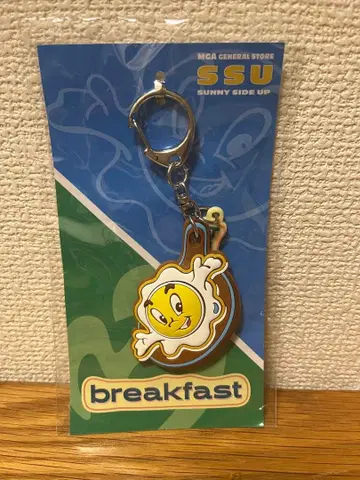 미세스 그린애플 breakfast 러버 키링 B