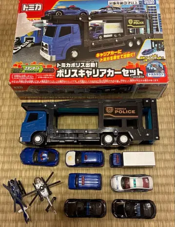 토미카 폴리스 커리어카 세트 + 덤 순찰차 & 헬리